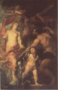 Anthony Van Dyck Venus Asking Vulcan for Arms for Aeneas (mk05) oil on canvas